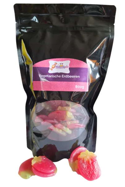 Naschig vegetarische Erdbeeren 800g Naschig vegetarische Erdbeeren 800g